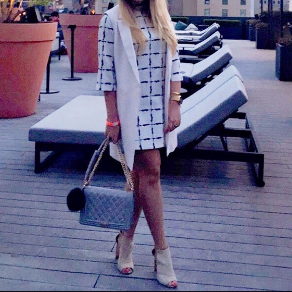 Windowpane BCBGeneration Dress - Picture 3 of 3